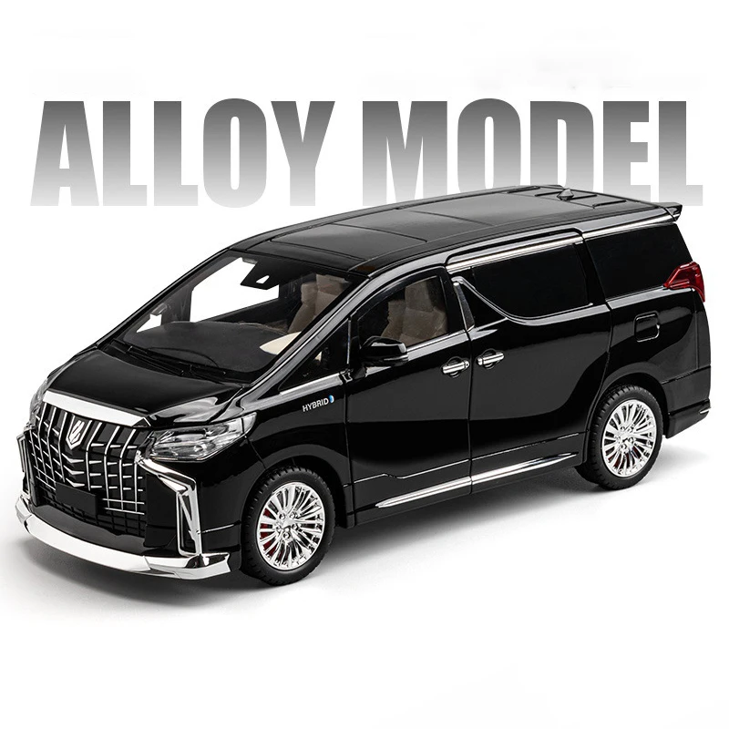 1:18 Toyota Alphard MPV Alloy Model Car Toy Diecasts Metal Casting