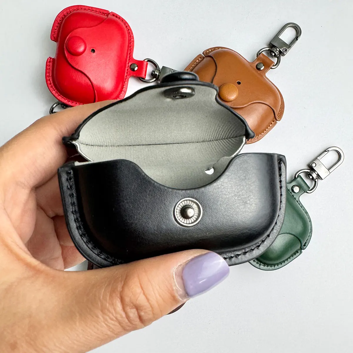 Elegant Vintage Style PU Leather AirPods Pro Case Cover