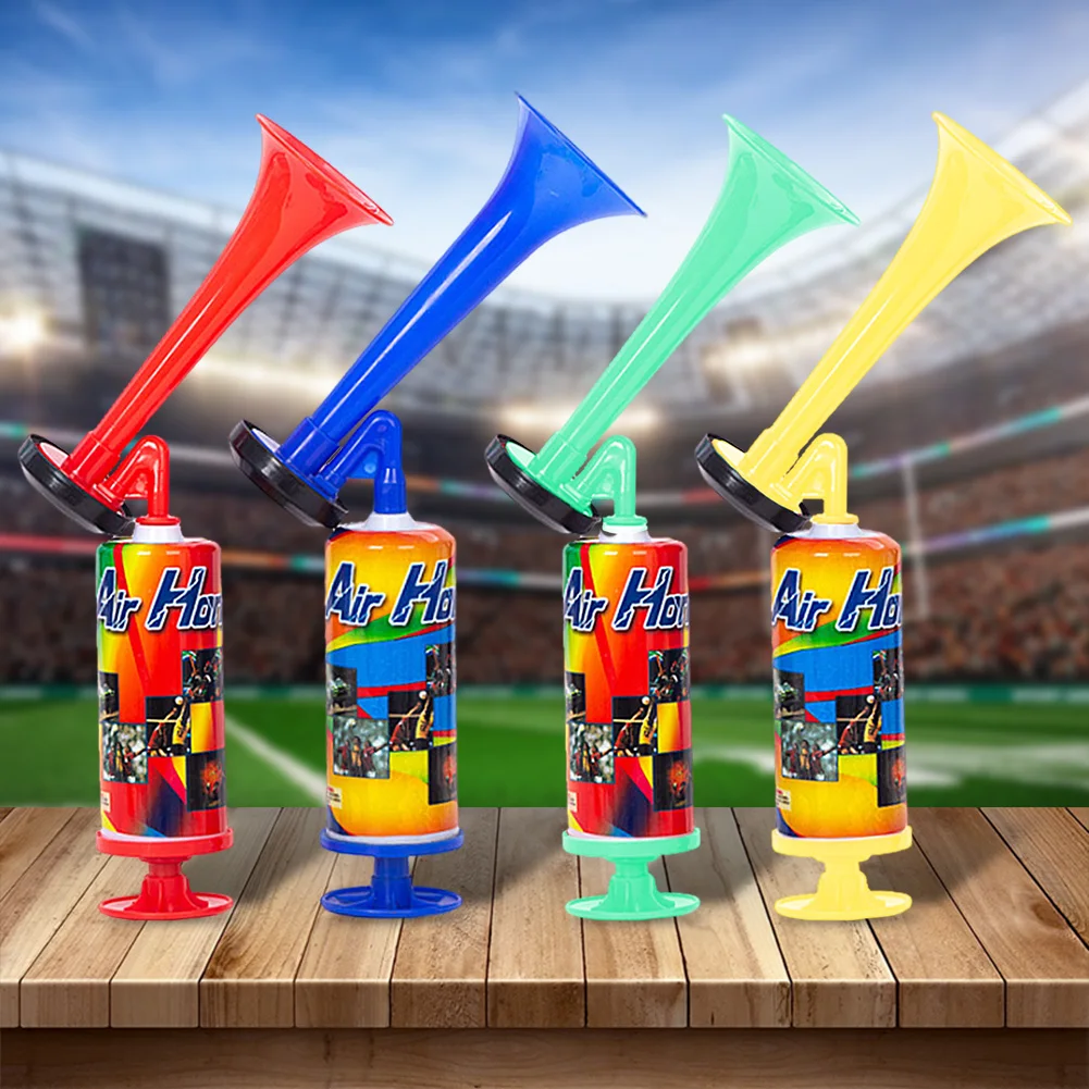 휴대용 에어혼, 큰 소리의 축구 경기용 경적, 보트, 스포츠 행사, 생일 파티용 휴대용 에어펌프 경적