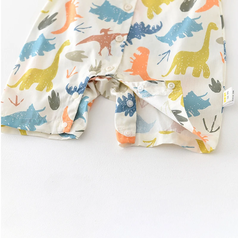 Summer Baby Romper Jumpsuit Cartoon Dinosaur