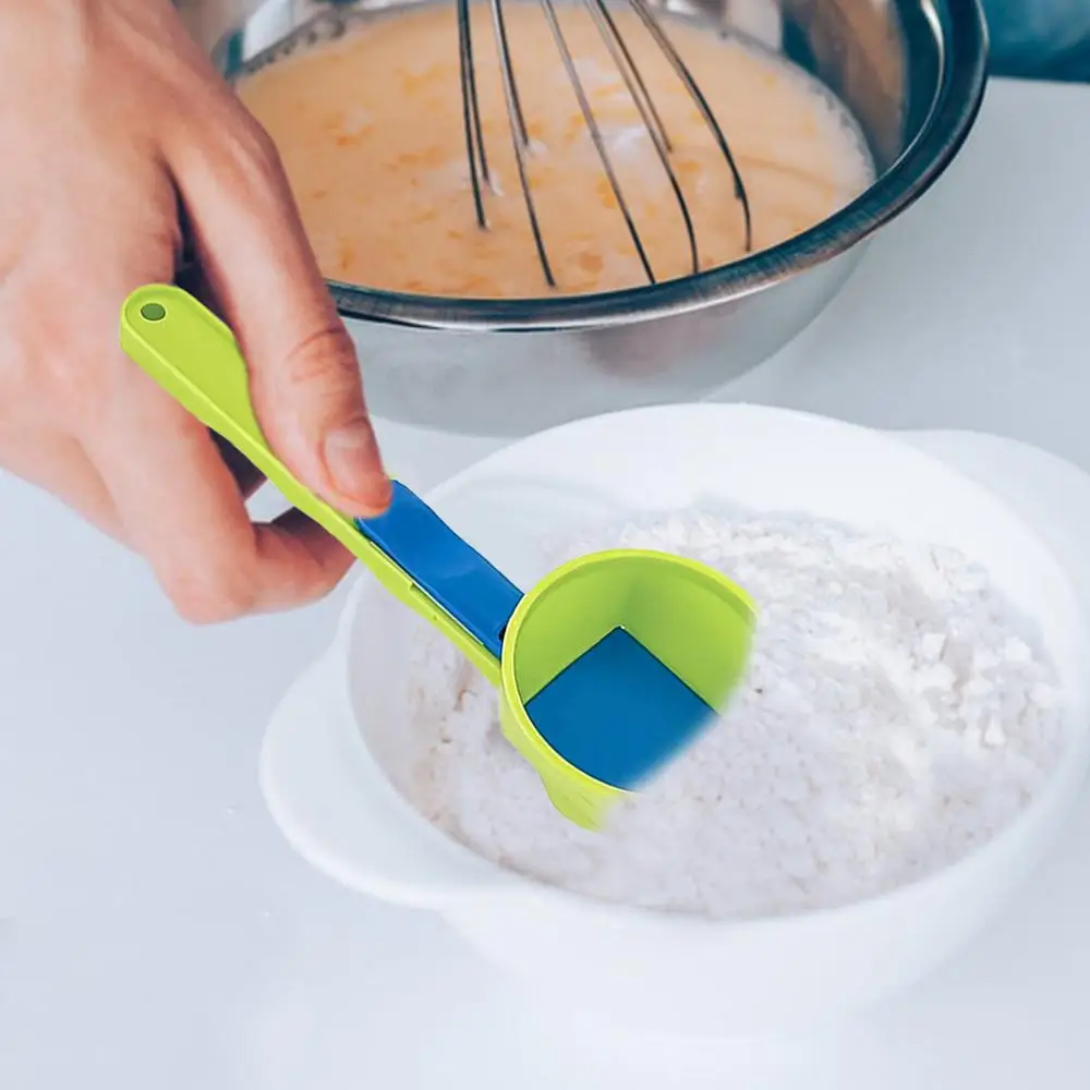 Description Picture 5 of itemMeasuring Spoon Funnel With Longer Handle Powder Scoop For Water Bottle Water Bottle Scoop Funnel Funnel Scooper Precise