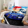 Famous Sports Car G-gTR Racing Blanket Outdoor Travel Portable Four Seasons Camping Picnic Adult Shawl Blanket Photography Props 1