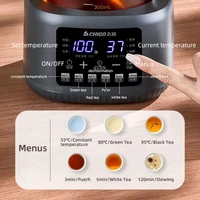 Bouilloire thermostatique pour bébé, pot d'isolation intelligente, chauffe-lait en poudre, garde au chaud pendant 72 heures, 1300ml, 220V 5