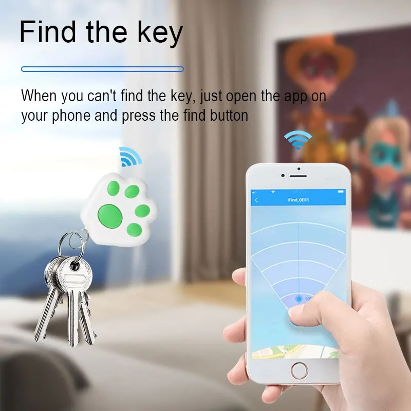 Dog Claw Bluetooth Loss Prevention Device For Mobile Phones Wallets Keys Backpacks And Devices For Bidirectional Search