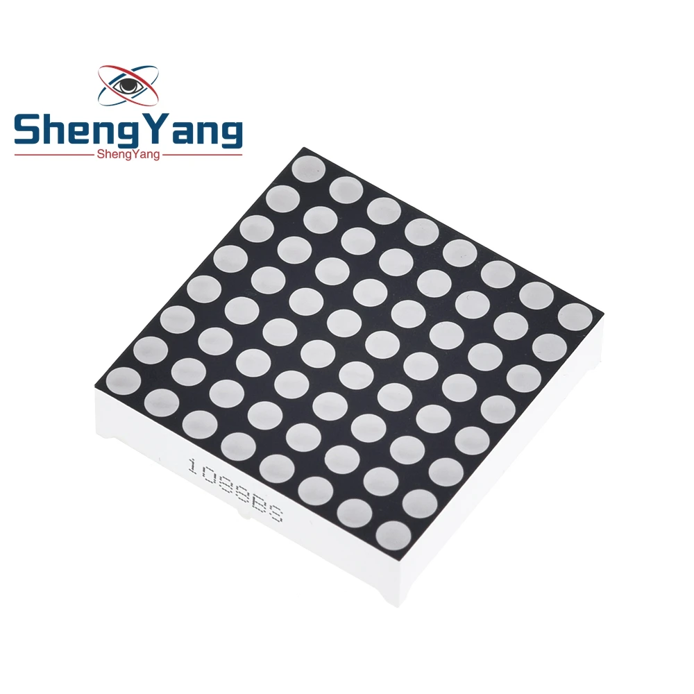 TZT 8x8 8*8 Mini Dot Matrix LED-Anzeige Rot Gemeinsame Anode Digitalröhre 16-polig 318mmx31,8mm 1,9mm DIY Elektronik-Kit für Arduino