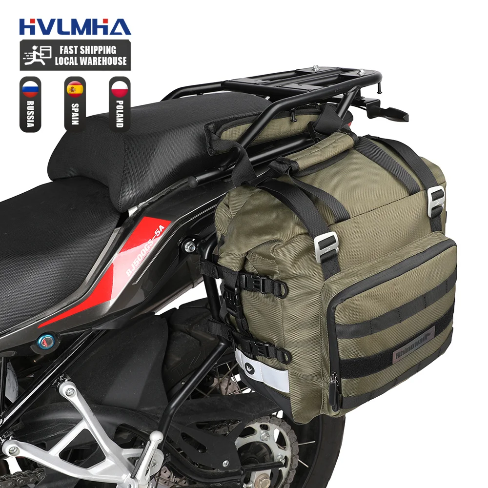 For Sportster XL 883 1200 Honda Yamaha Suzuki Motorcycle SaddleBag ...