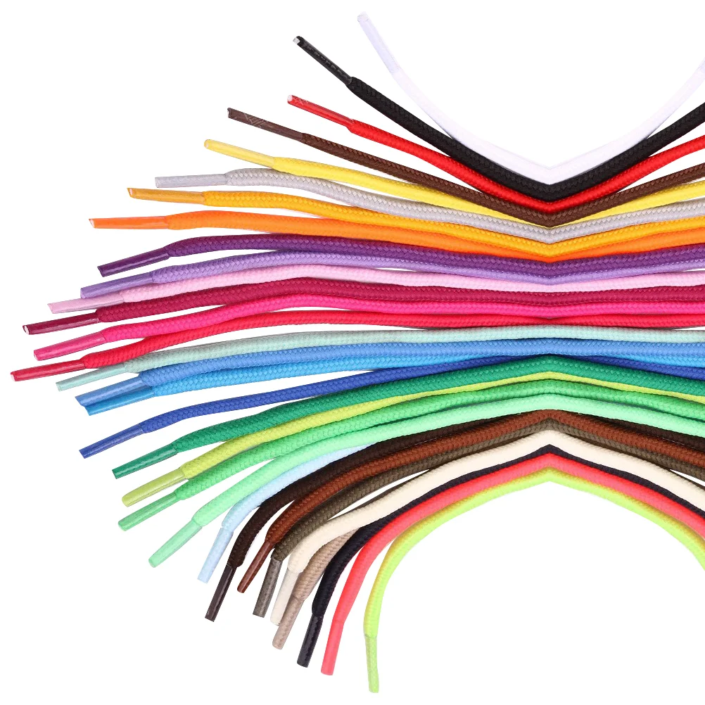 

30pcs Colorful Shoelaces Replacement Round Decorative Shoe Laces Strings for Sports Shoes ( 05m )