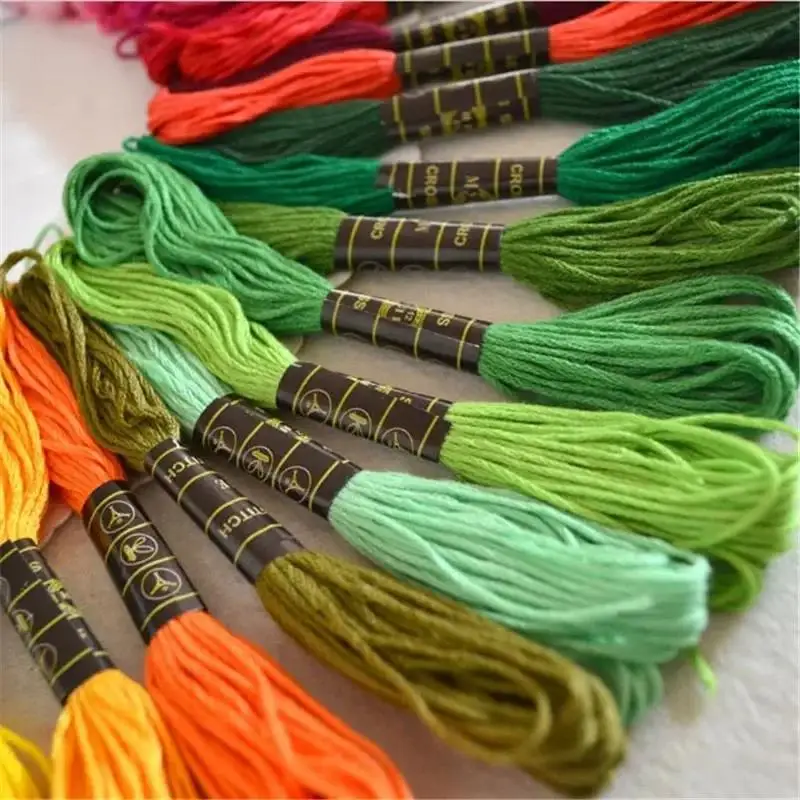 15-200PCs Knitting Handmade Floss Sewing Skeins Craft embroidery thread