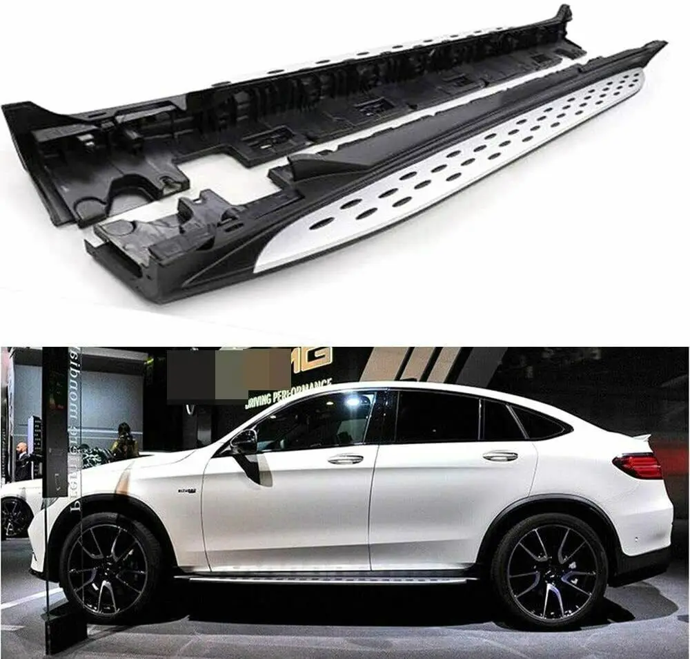 Misura Per Mercedes Benz Glc Coupe 2016-2021 C253 Pedana Pedana Pedana Laterale Nerf Bar