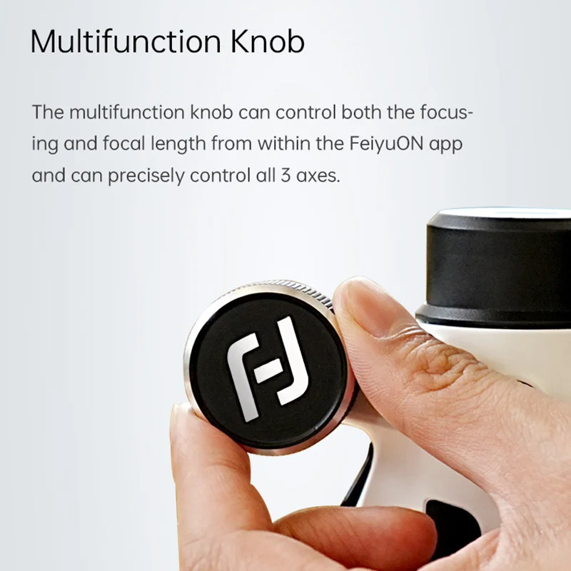 Handheld Gimbal Handheld Gimbal Stabilizer Gimbal Stabilizer FeiyuTech Scorp Mini-P 3-Axis Smartphone Handle Grip AI Tracker Fill Light 520g load for iPhone Android