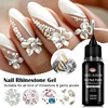 MEET ACROSS 12ml Nail Rhinestone Gel Glue Nail Supplies For Nails Charm 3D Nails Bling Gel  DIY Design Decoration Manicure 1