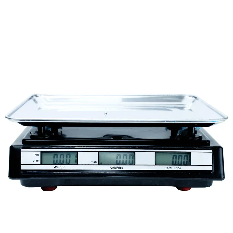 66LB Digital Weight Price Scale Electronic Price Computing Scale LCD Digital Commercial Retail Food Meat Weight Scales