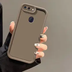 Sleek Matte Anti-Drop Soft Protective Phone Case - Full Coverage for OPPO R15 Pro (Tsjt brown)