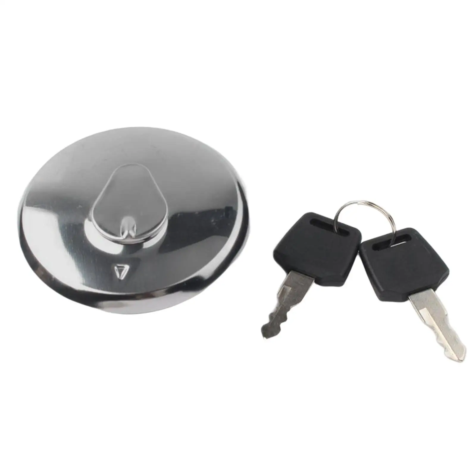 CNC Aluminum Motorcycle Fuel Gas Tank Cap Cover with 2 Keys Replaces for Suzuki Gn125 Spare Parts Durable Easier to Install