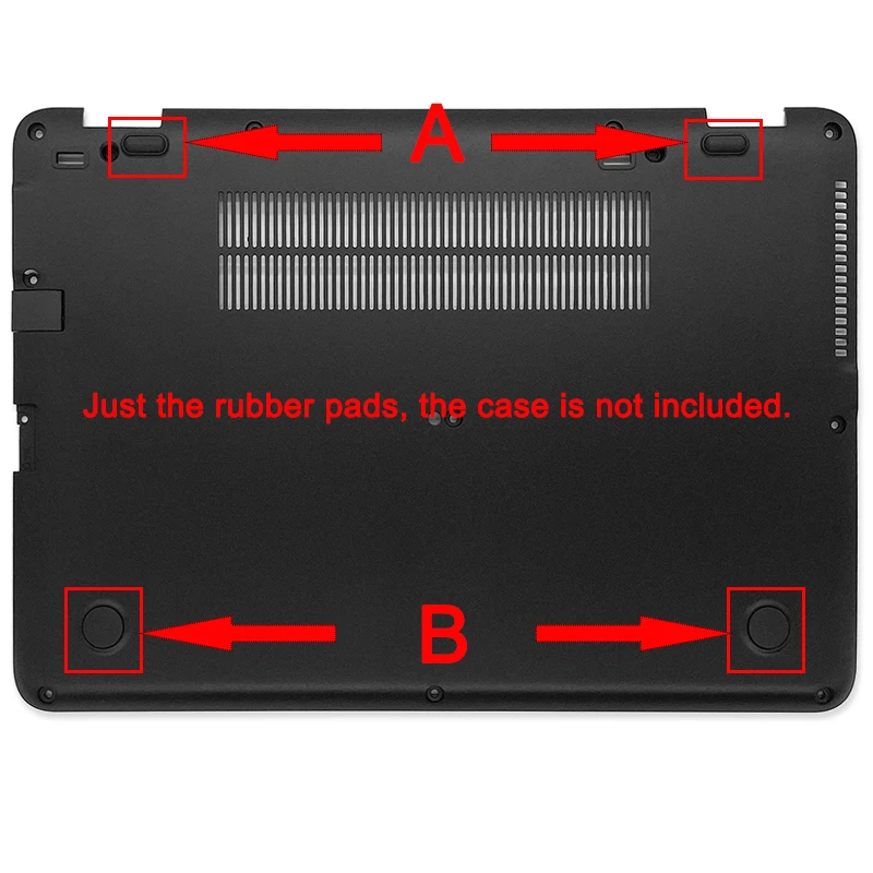Pack of 4 Replacement Bottom Rubber Feet Foot Cover For 840 745 735 Laptop Feet Bottom Case Accessories Laptop Foot Pad With Double Sided Glue