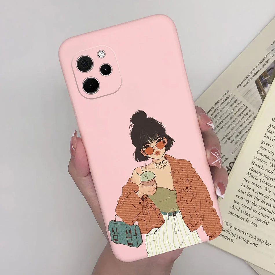 Heart Silicone Matte Shockproof Phone Case - Soft Back Cover, Enhanced Protection