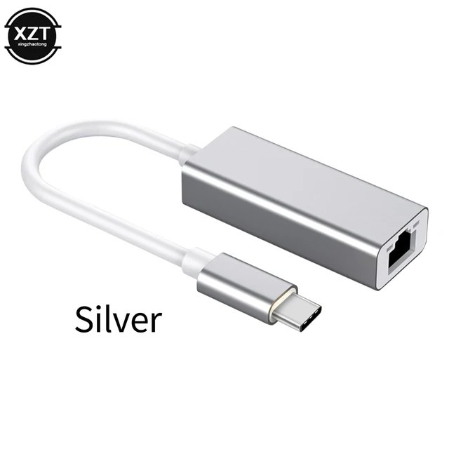 USB Type C Adapter Network Card USB TypeC To RJ45 1000Mbps