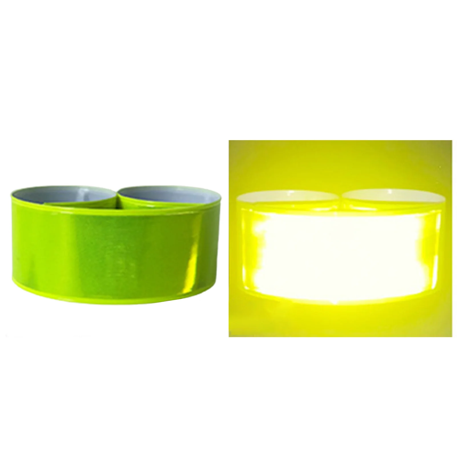 Fluorescent Reflective Safety Slap Bands