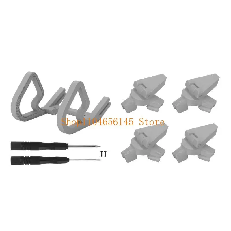 Support téléphone pliable pour drone RC, gris/orange, lot de 1 à 3