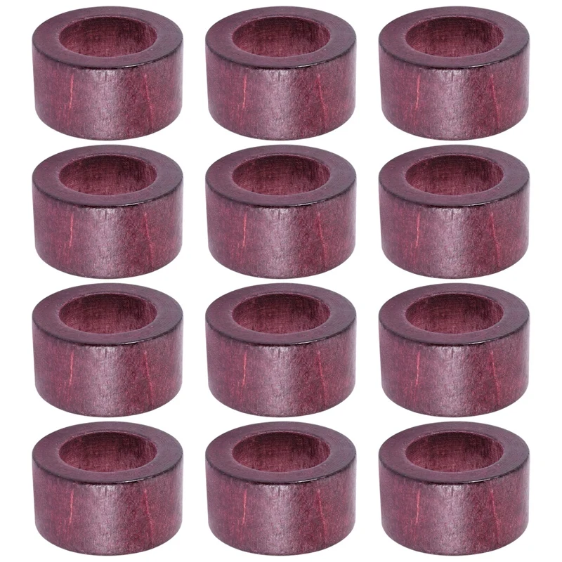 Dining Table Napkin Holder Wood Napkin Decorative Rings Table Decoration 12 Pieces