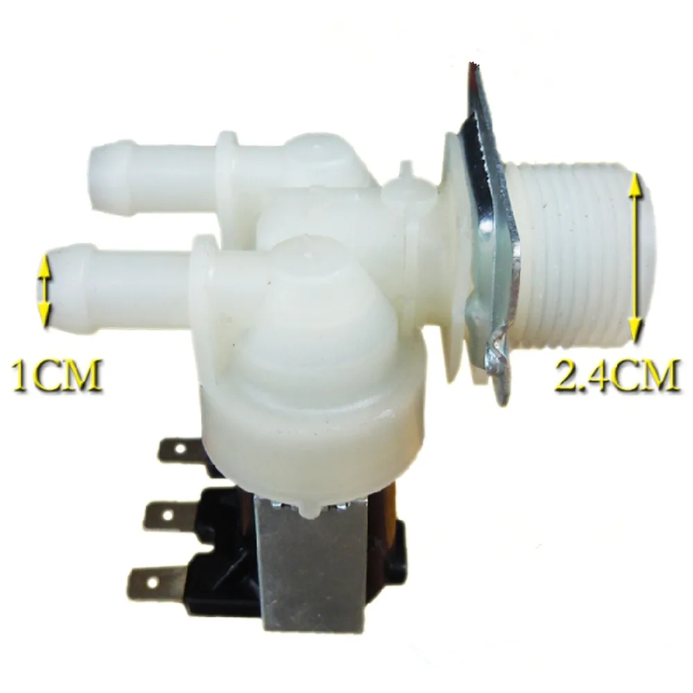 220-240V 6VA Double Head Inlet Solenoid Valve For Washing Machine XQG70-1279 XQB70-C86G xqb80-c86g/C98/C88