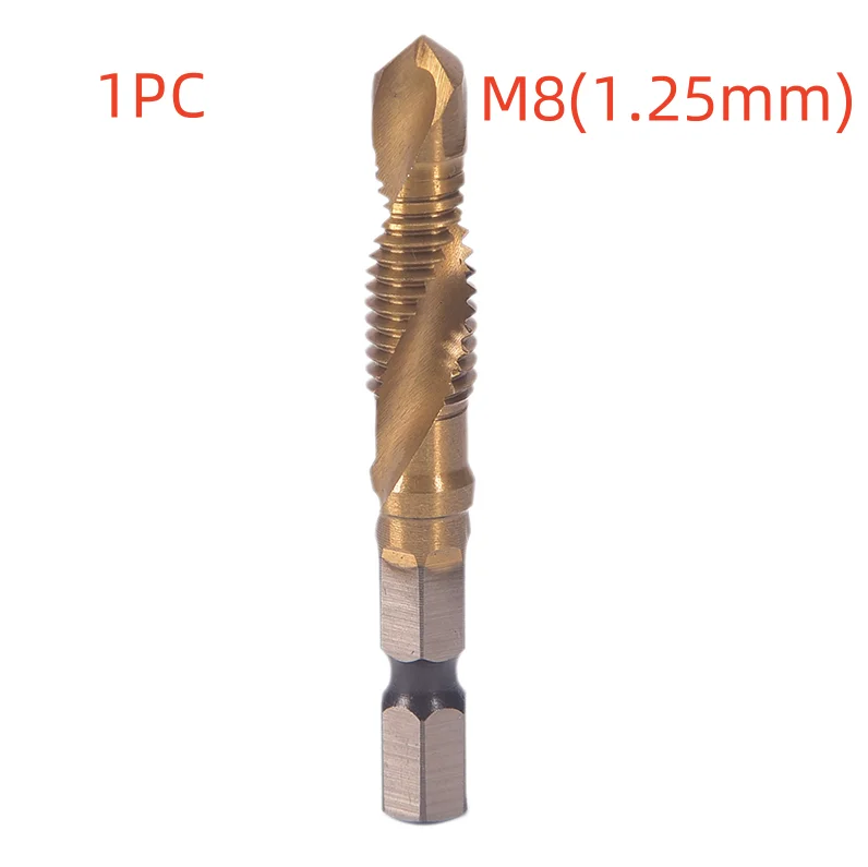 10PCS 1.5mm-13mm HSS Drill Bits Coated Twist Hex Quick Change Woodworking Metal Drill Bit (Size : 1.5mm 10pc - View #13