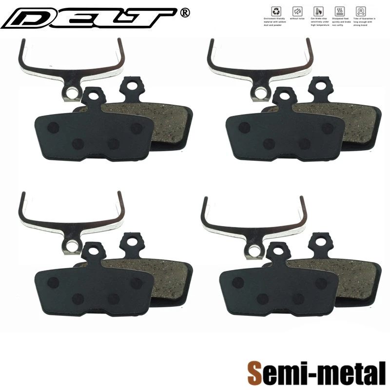 

4 Pair Bicycle Bike Disc Brake Pads For SRAM Avid Code R 2011-2014 Guide ER Semi-Metallic MTB Mountain Cycling BIKE Accessories