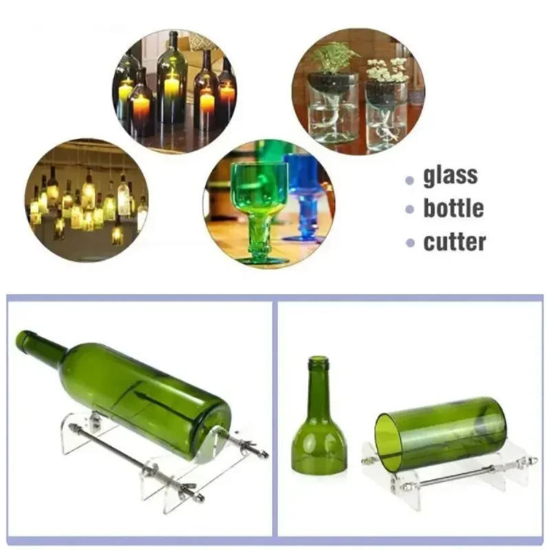 Adjustable Glass Bottle Cutting Tool Glass Bottle Cutter Tool Red Wine Wine Cutting Rack Diy Cutter glass cutter tile glass cutter bottle cutter