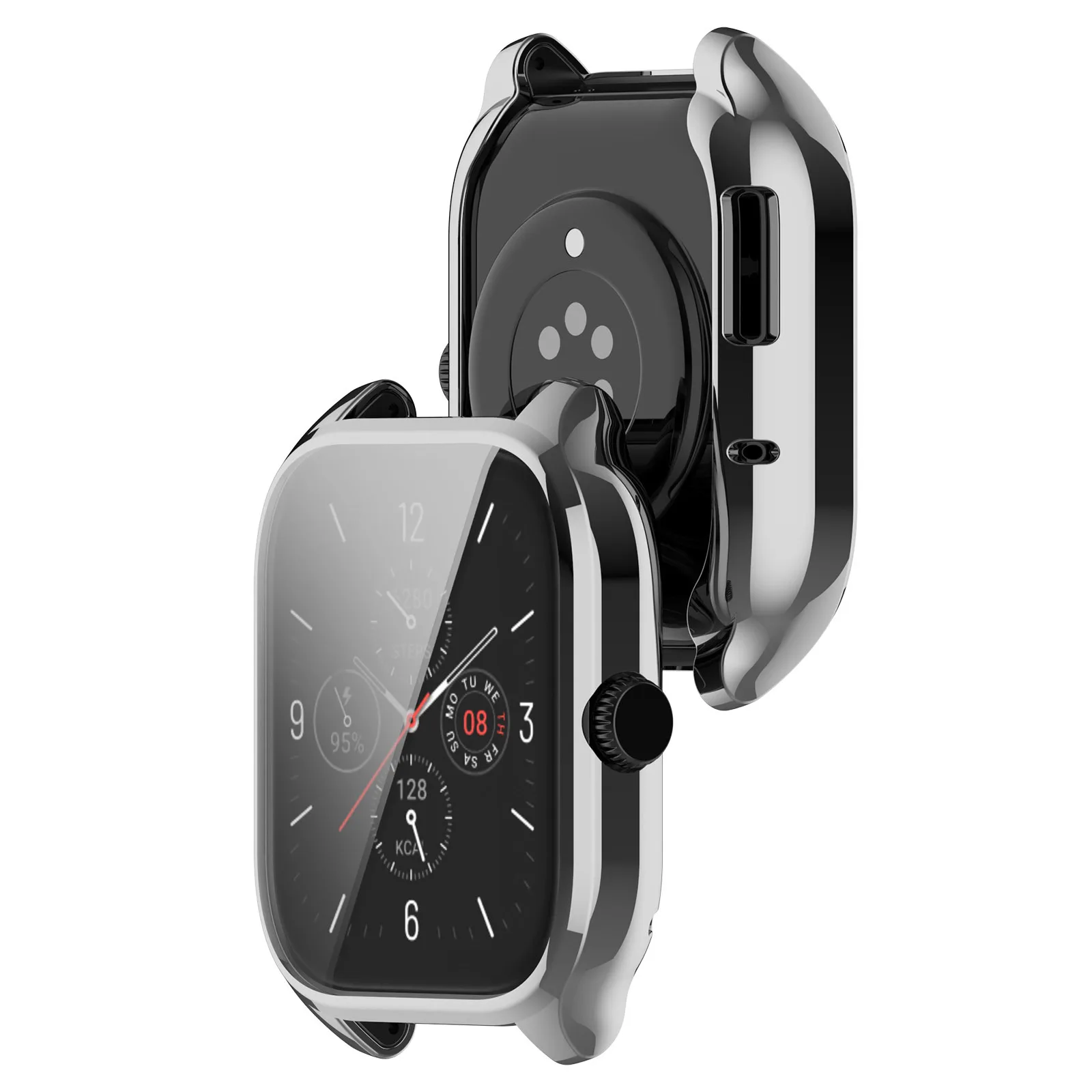 Strap Case Protector for Amazfit GTS 4 Smart Watch Accessories Metal Mesh Bracelets for Amazfit GTS 4 Wrist Band Cover Bumper