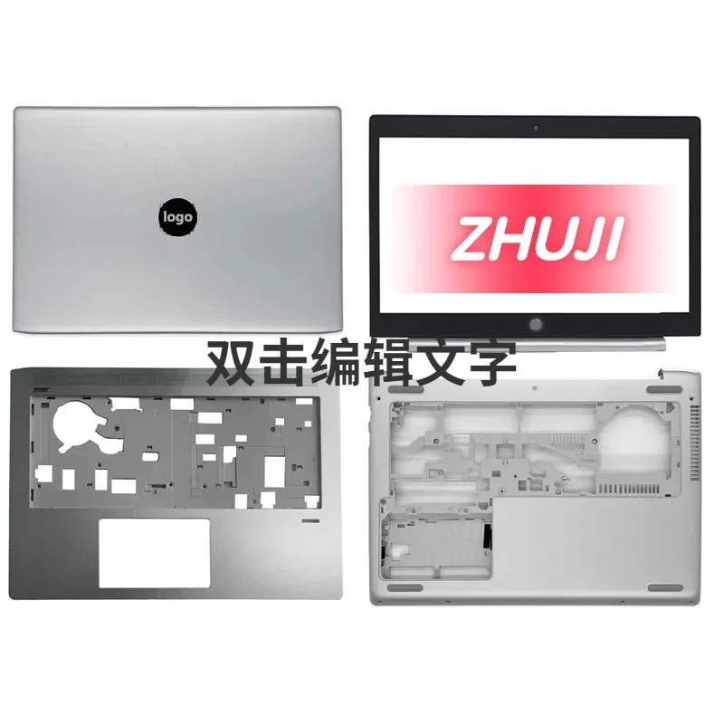 

NEW Laptop Case for HP ProBook 440 445 446 G5 HSN-Q04C LCD Back Cover/Front Bezel/Palmrest/Bottom Case/Hinges Top Housing Silver