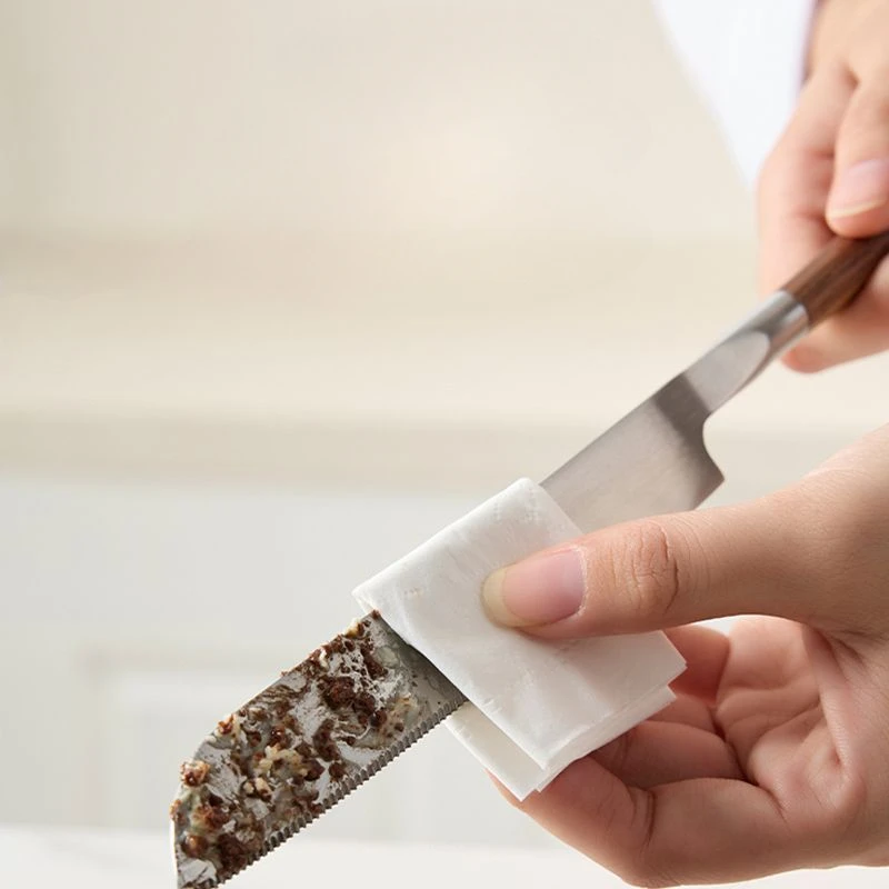Knife Stainless Steel Serrated Creative Household Kitchen Baking Tools Multifunction Toast Cake Slicing Knife Walnut Long Han butter knife