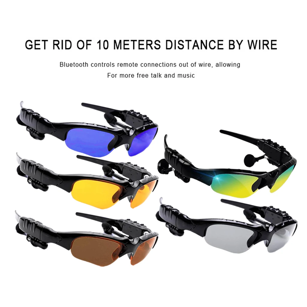 Wireless Waterproof Driving Biking Sunglasses Blue Light Blocking Polarized Smart Eye Glasses main image 0