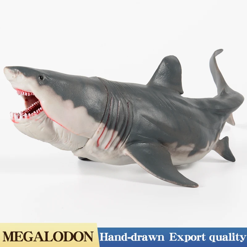 Marine Sea Overlord 3-Headed Shark Action Figure - Ocean Adventure PVC Toy