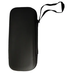 Portable Tech Gadget Storage Pouch - Durable, Wear - Resistant Zipper Case (Black)
