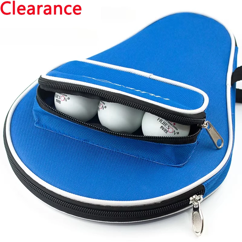 Clearance 1PC Table Tennis Rackets Bat Bags Dustproof Oxford Ping Pong Racket Protective Case Portable Bag Waterproof 30*20.5cm
