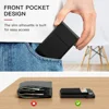 Rfid Smart Wallet Card Holder Metal Thin Slim Men Women Wallets Pop Up Minimalist Wallet Small Black Purse Vallet Walets for Men 5