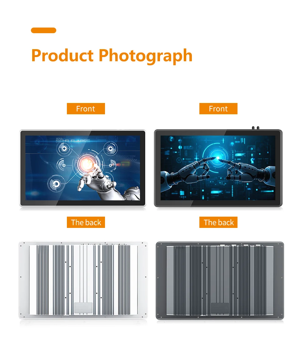 Touch Screen IP65 Waterproof 10.4/12.1/13.3/15 "/15.6"/17"/18.5"/21.5" Embedded