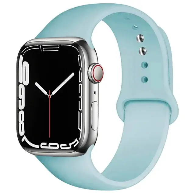 Silicone Band For Apple Watch strap 46mm 44mm 45mm 40mm 41mm 42-38mm 49mm sport bracelet iwatch series 11 10 9 8 7 6 5 SE Ultra3 - Image 63