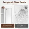 Display Cabinet with Glass Doors,67-inch Curio Cabinets with 4 Adjustable Shelves,Tempered Glass Cabinet Display Case for Home 5