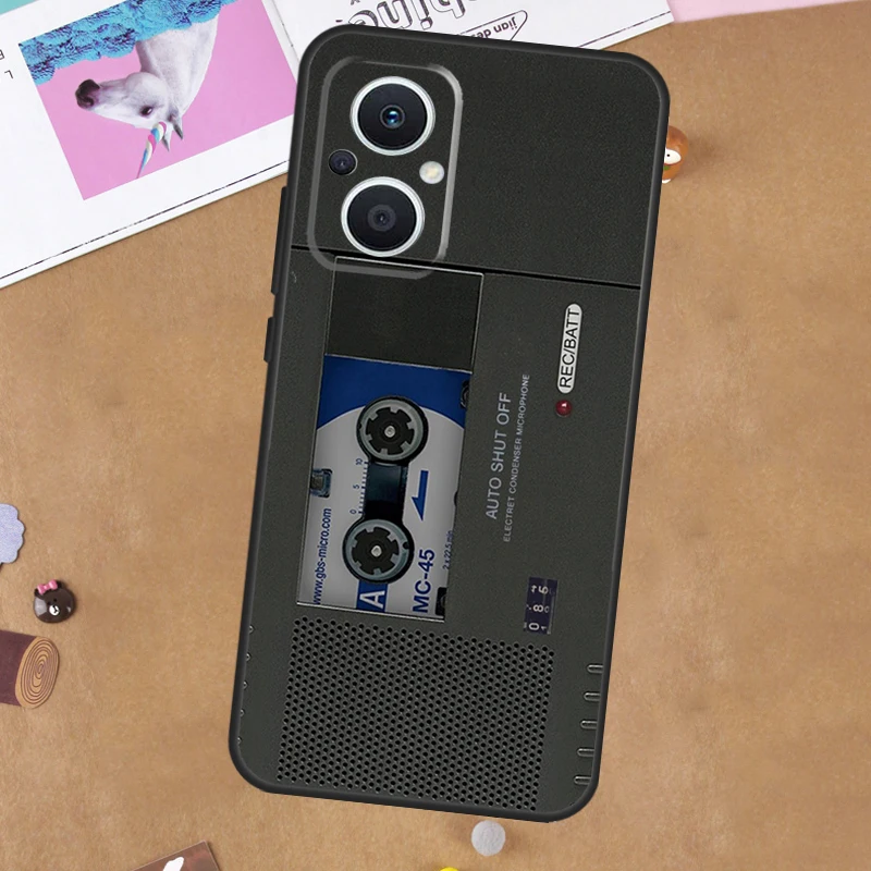 Vintage Magnetic Tape Cassette Style Phone Case Cover