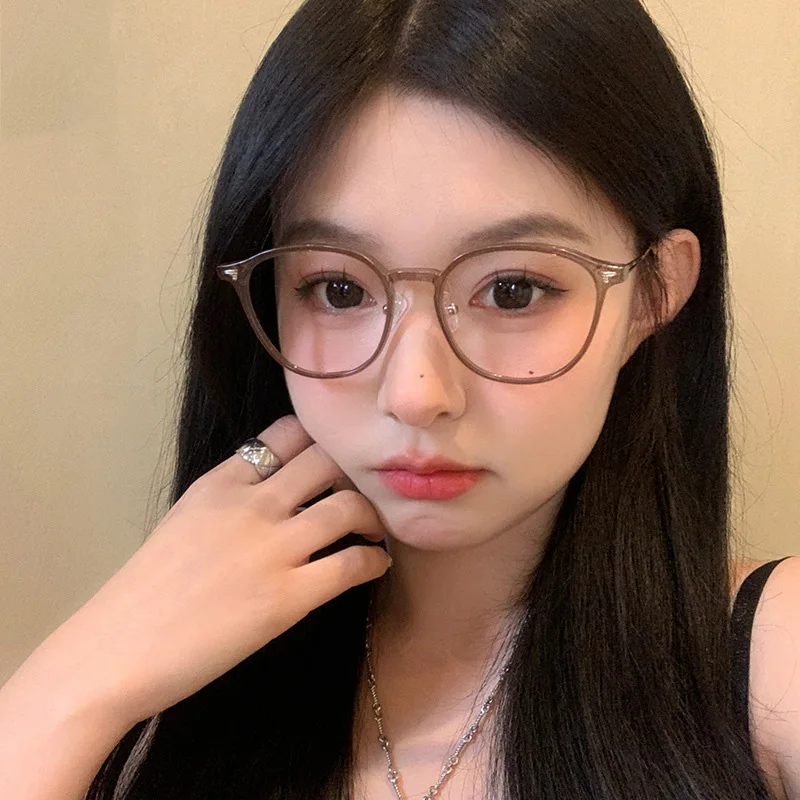 Ultra Light TR90 Oval Frame Reading Glasses Fashionable Anti Blue Light Presbyopia Glasses Women Clear Lens Far Sight Glasses 4