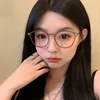 Ultra Light TR90 Oval Frame Reading Glasses Fashionable Anti Blue Light Presbyopia Glasses Women Clear Lens Far Sight Glasses 4