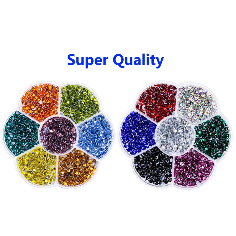 4008-6016Pcs Fix Rhinestones Set with Applicator Tool
