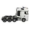 For 1/14 Tamiya RC Truck Metal Anti-skid Decoration Board with LED Lights Side Lamp for Benz Scania MAN Tamiya LESU WPL Tractor 5