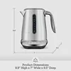 Breville the Smart Kettle™ Luxe Electric Kettle, BKE845OYS, Oyster Shell 6