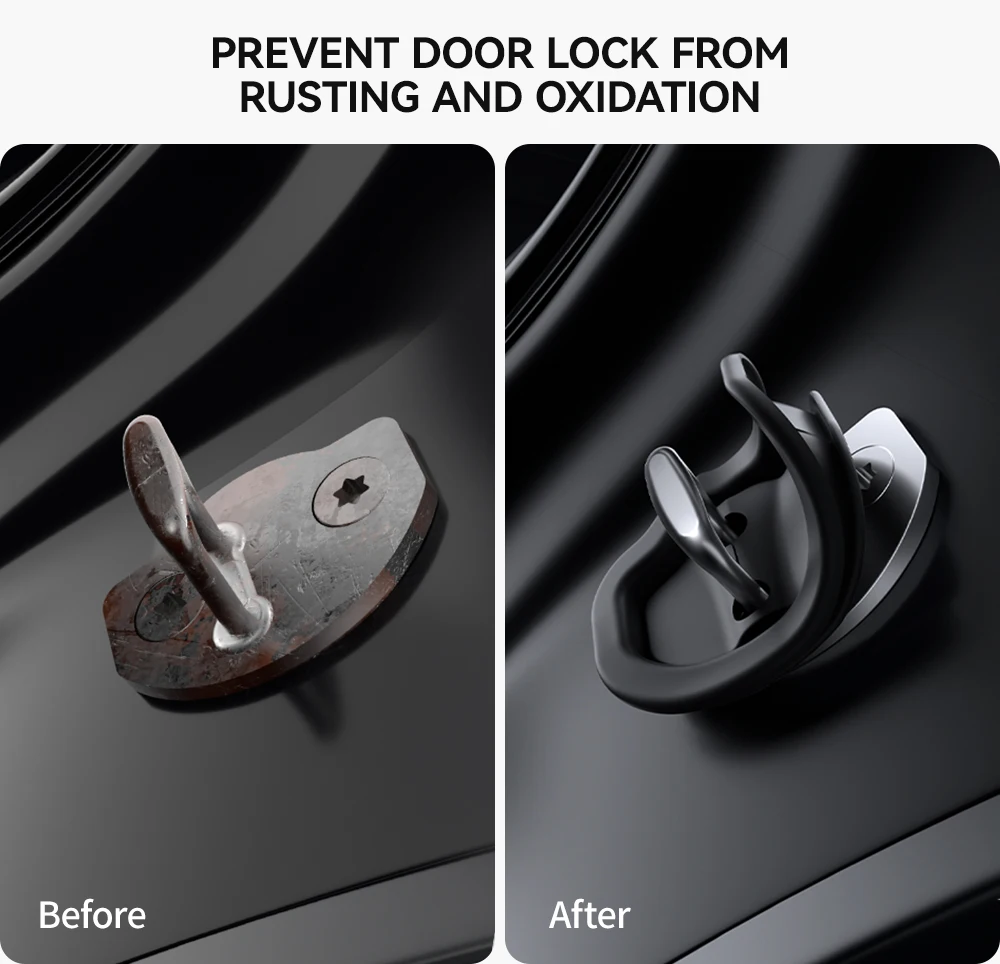 YZ Tesla Model Y/3 Highland Juniper Door Shock Absorber Door Lock Protector Sili