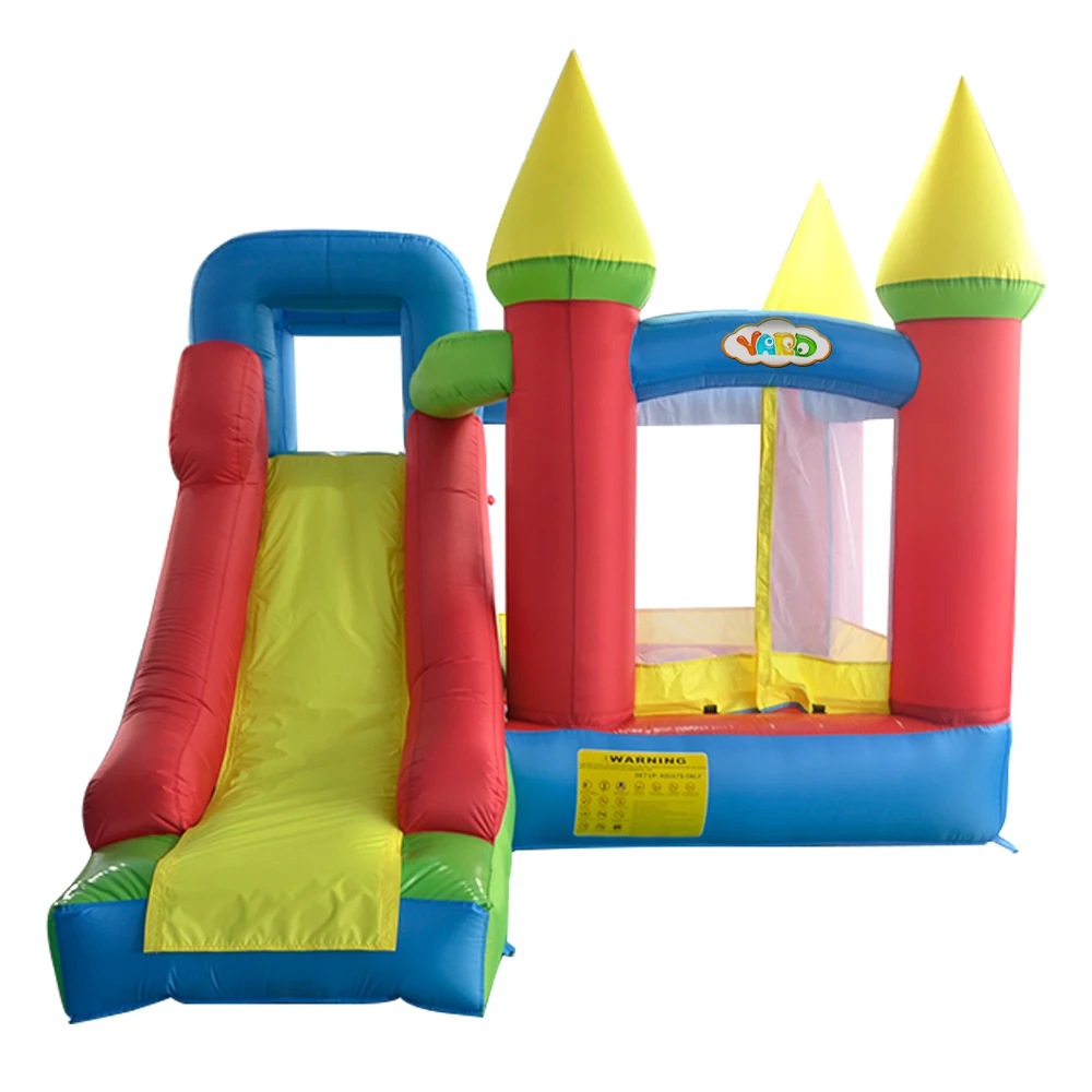 YARD Inflatable Bounce House Kids Funny Bouncy Castle 3.5x3x2.7M With Slide PVC Inflatable Games Children Jumping Bouncer House