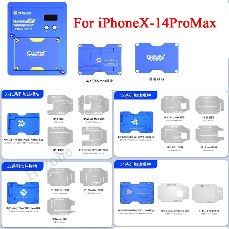 MECHANIC iT3 PRO Intelligent Temperature Control Preheating Platform For iPhone X-11Pro 12 Mini 12pro 12 Pro Max 13mini 13PROMAX