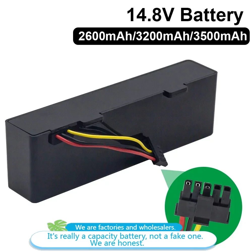 

14.8V 3500mah Battery For Xiaomi 2S Mijia STYTJ02YM Rechargeable Battery Sweeping Mopping Robot And For HaierJX37 Vacuum Cleaner