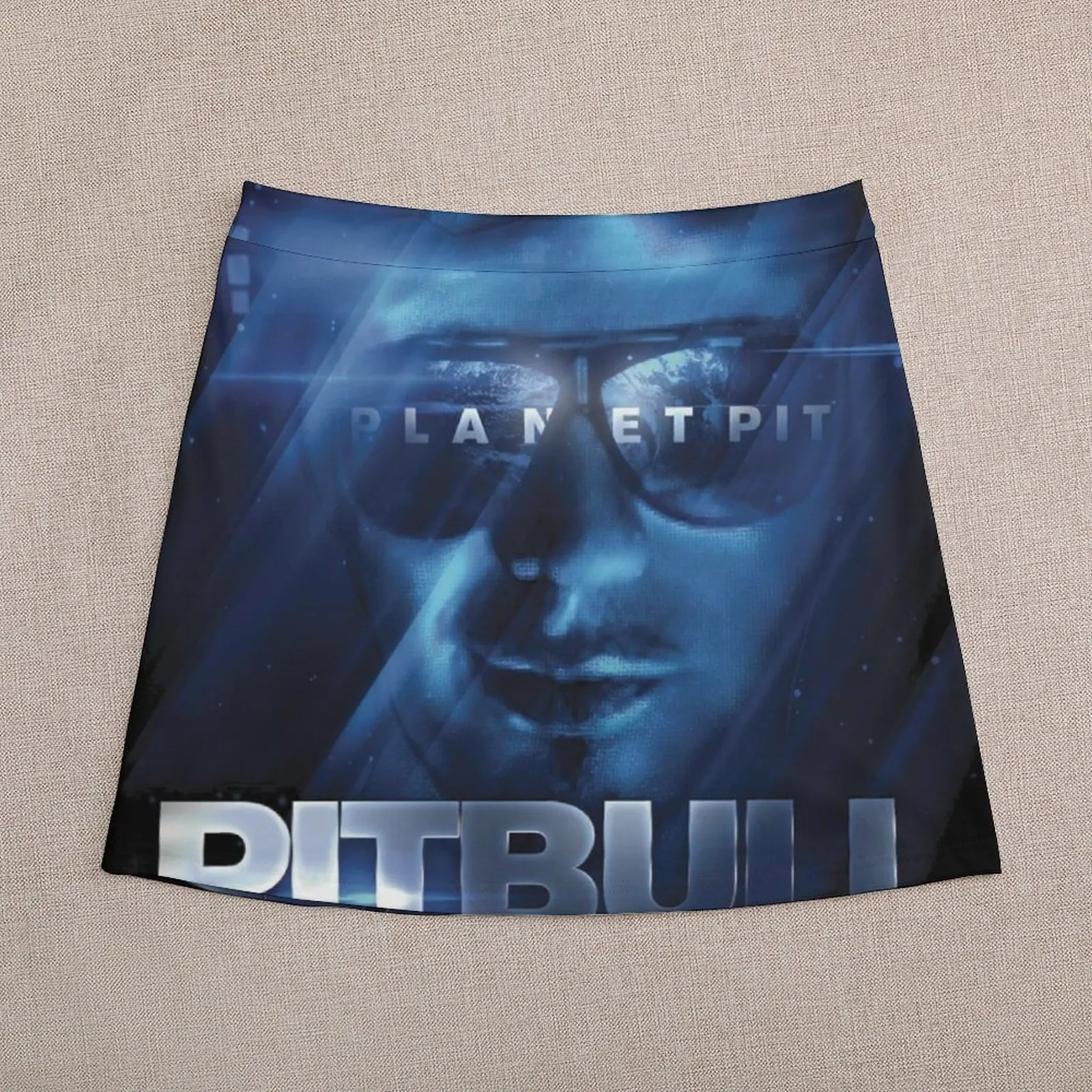 Pitbull Mr.Worldwide Planet Mini Skirt korean clothes ladies korean style clothing short skirt for women